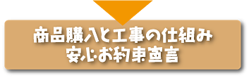 商品購入と工事の仕組み安心お約束宣言