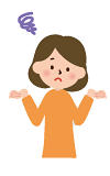 住まいについて悩む女性