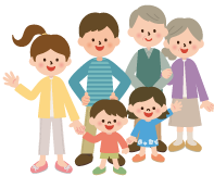 家族のイラスト